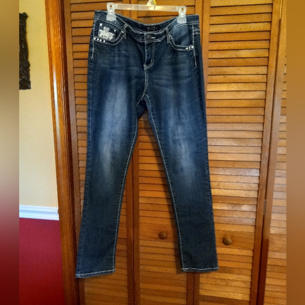EARL JEAN Blue Jeans Skinny Jeans SZ 15